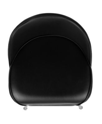 1-Piece Barstool, Metal Frame, Swivel Bucket Seat with High Backrest, Modern Design, Bar Stool