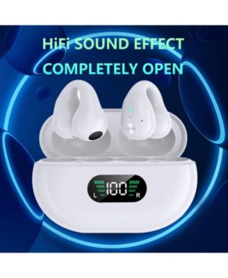 Clip-On/Open Ear-Buds-Comfortable, Bluetooth 5.3, 350mAh/18Hr Playtime