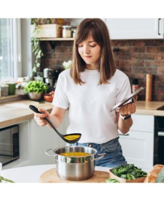 Large Nylon Soup Ladle Spoon with Comfortable Grip