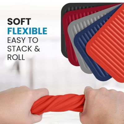 Silicone Trivets for Hot Pots and Pans - Multi-Purpose & Versatile Trivet Mat