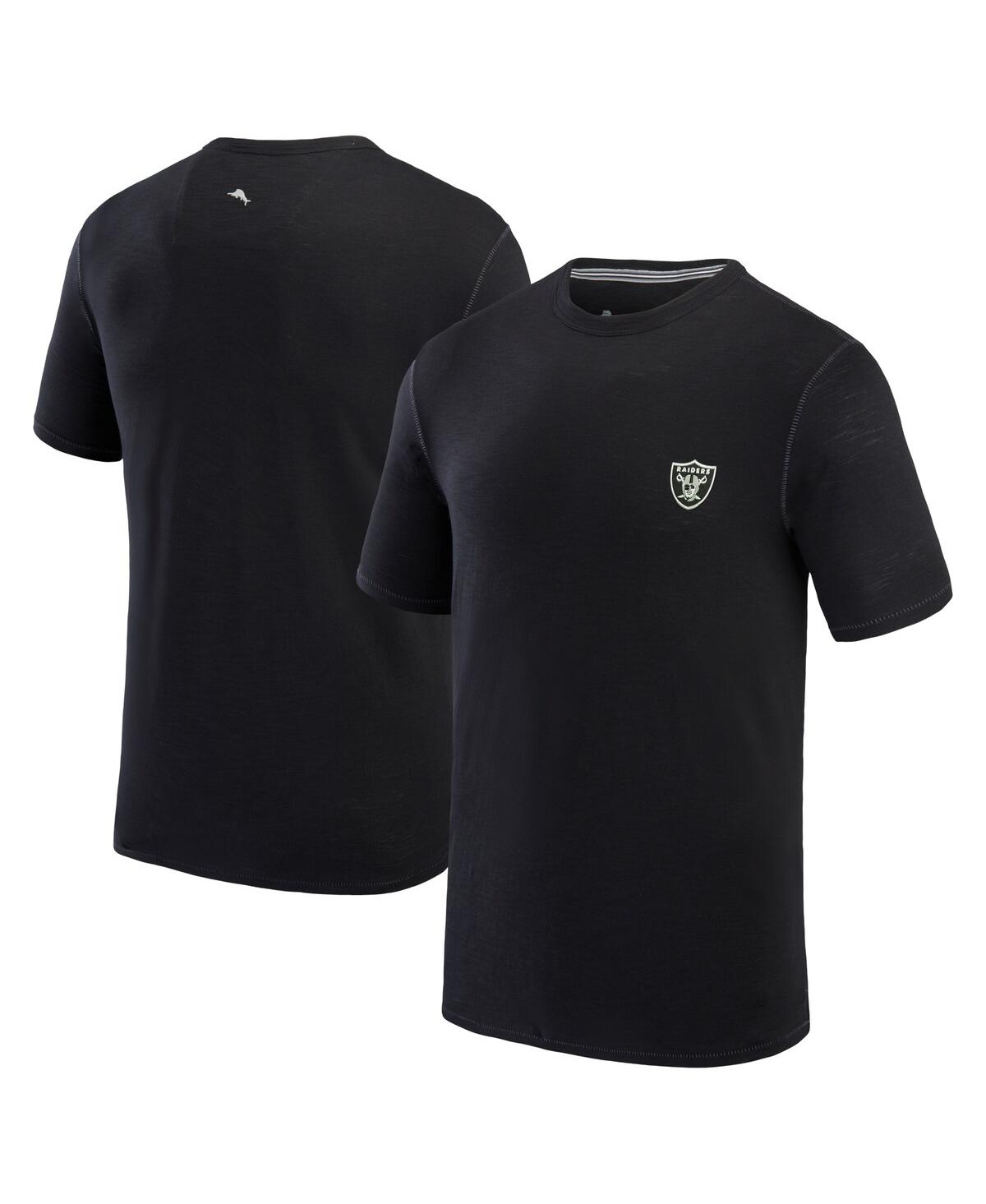 Shop Tommy Bahama Men's Black Las Vegas Raiders Bali Beach T-shirt In Raiders-bl