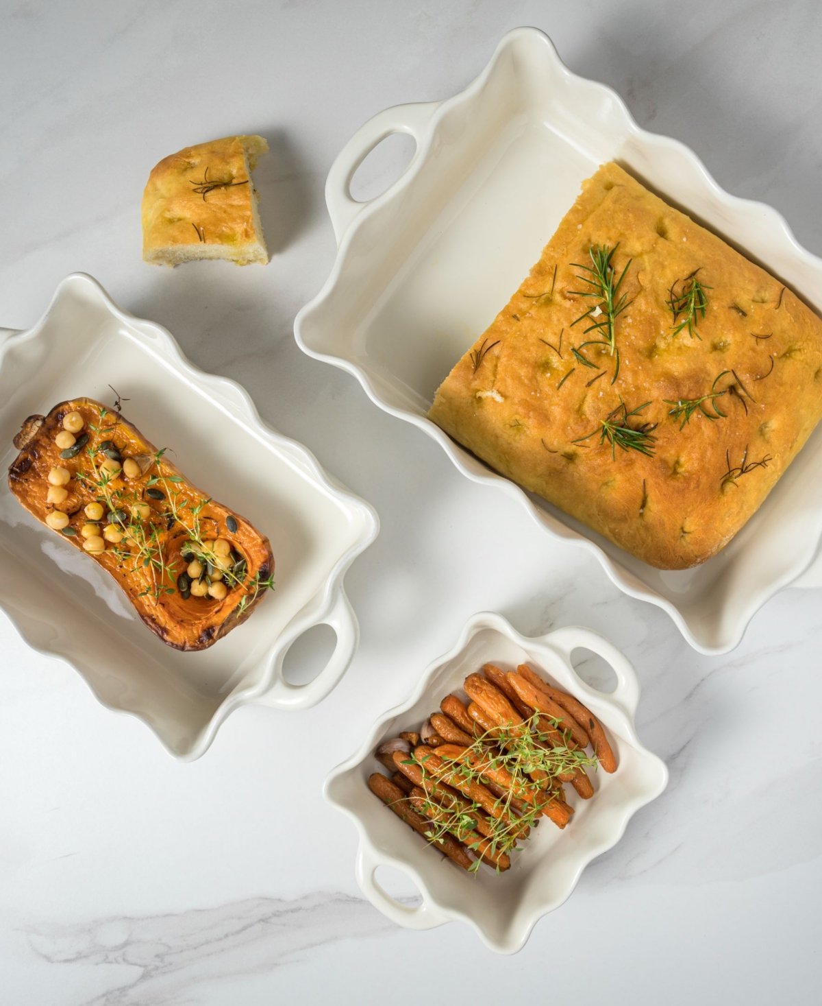 Casafina By Costa Nova Casafina Cook & Host Square Baker In Robins Egg Blue