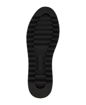 Men's Smooth Leather Sawtooth Sole Sneakers