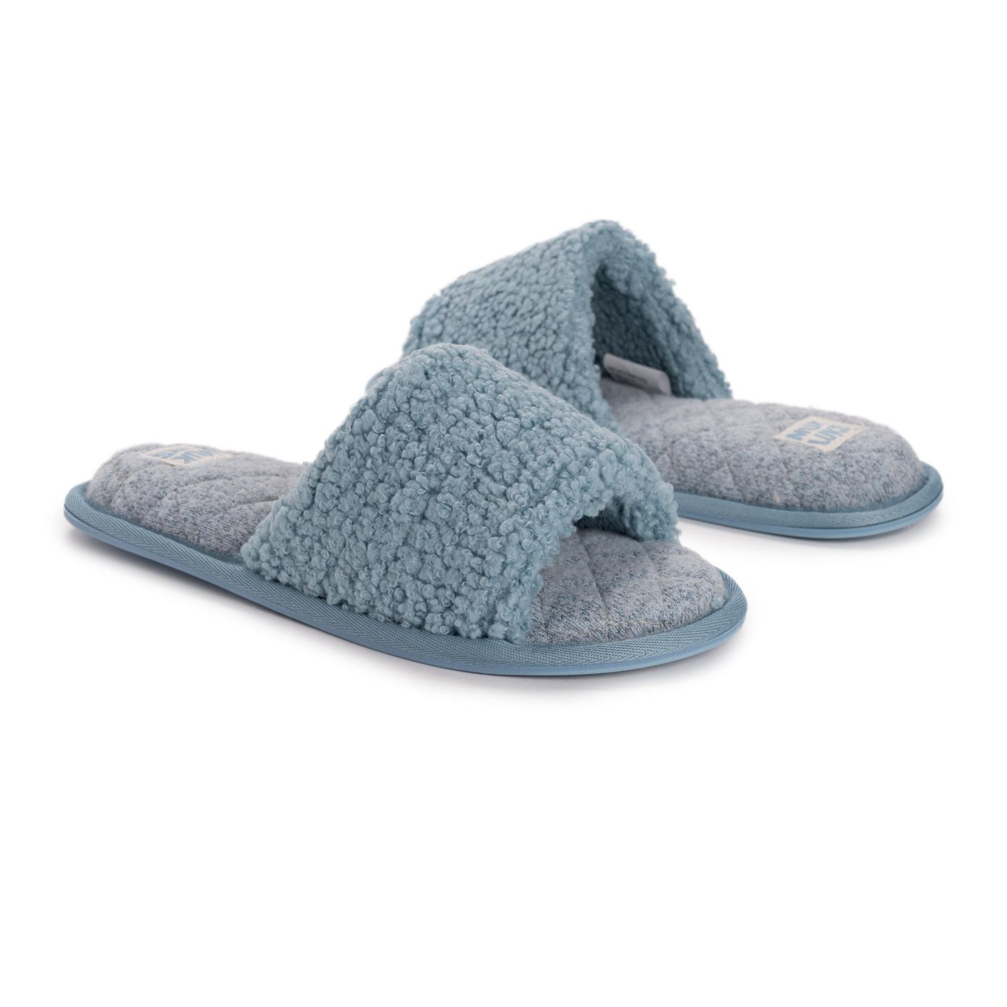 Женские тапочки MUK LUKS Sariah Slide Slipper, цвет: Синий — фото 3