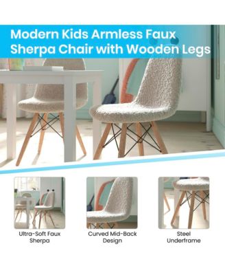 Set Of 2 Children'S Lyon Accent Chairs, Modern Accent Chair For Bedroom, Entryway, And Living Room