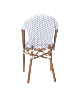 Celia Indoor/Outdoor Stacking Bistro Chair With Aluminum Frame