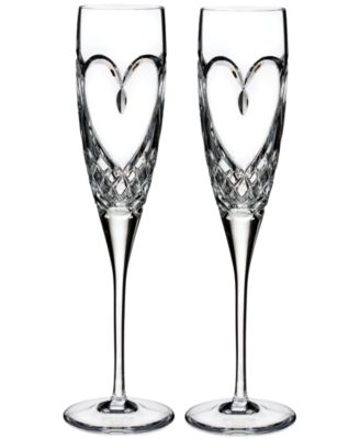 Waterford - Wishes True Love Flute Pair