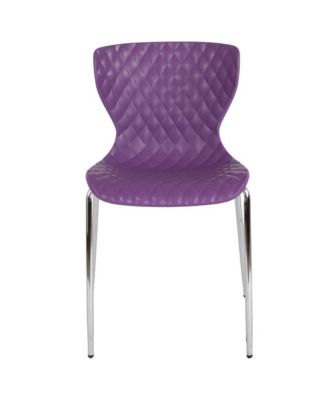 Contemporary Design Accent Dining Plastic Stack Chair