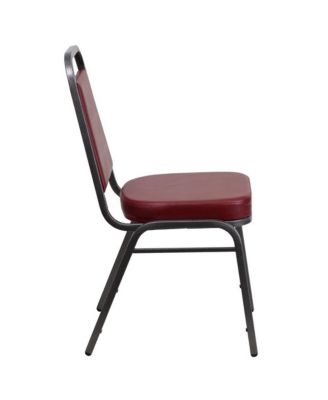 Trapezoidal Back Stacking Banquet Dining Chair - 2.5" Thick Seat