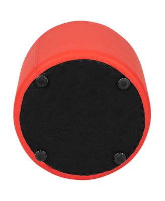 18"H Soft Seating Flexible Circle Backless Chair / Ottoman For Classrooms And Common Spaces