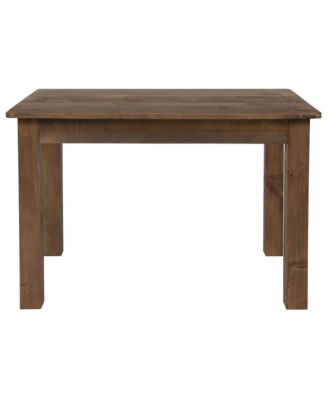 Rectangular Antique Solid Pine Farm Dining Table