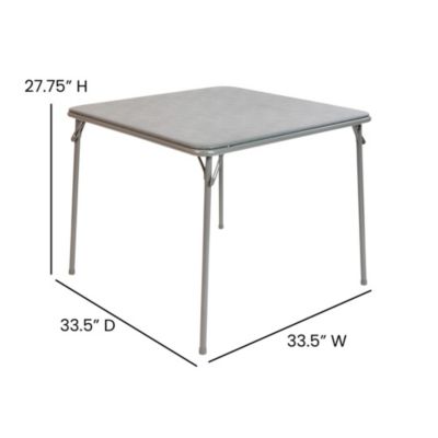 1 Pc. Wood Foldable Vinyl-Top Dining Table