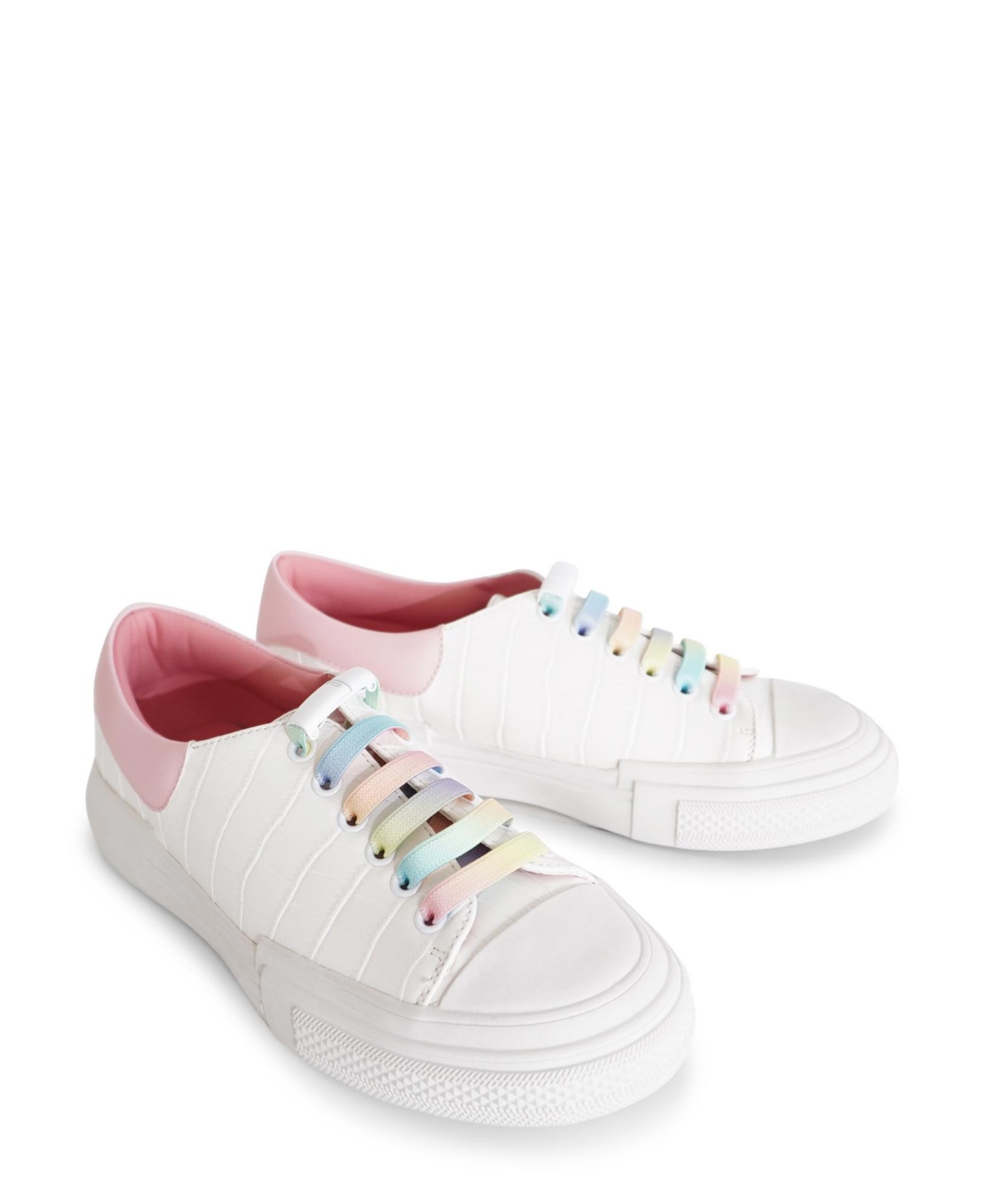 Belle & Bloom Little Girls Just A Dream Croc Leather Sneaker