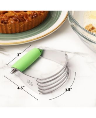 Stainless Steel Dough Blender, Pastry Cutter, Heavy Duty Pastry Blender and Dough Cutter with Blades