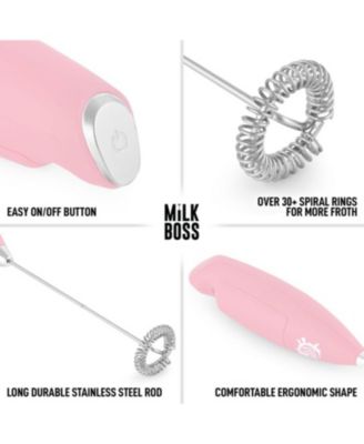 Milk Boss Milk Frother With Holster Stand