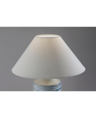 25" Ribbed Ceramic Catalina Table Lamp