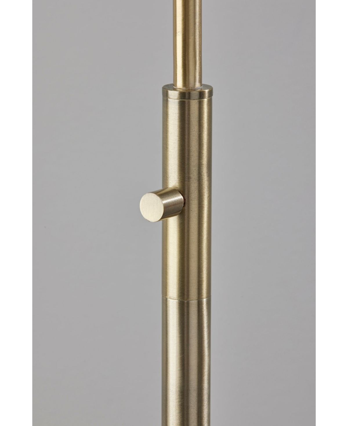 Adesso 71.5" Camden Arc Lamp In Antique-like Brass