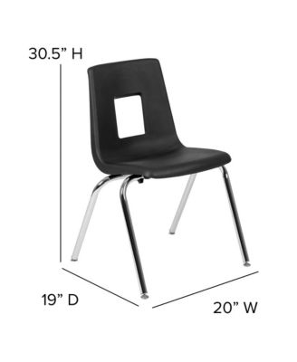86" Oval Wave Collaborative Laminate Activity Table Set With 18" Student Stack Chairs