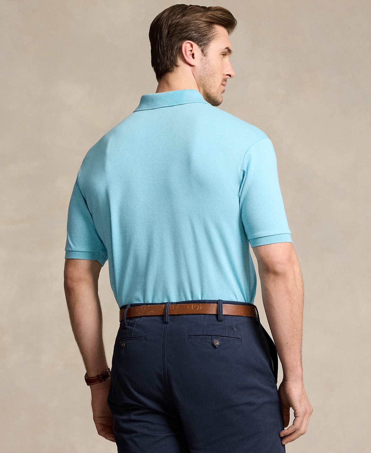 Polo Ralph Lauren Men's Big & Tall Cotton Interlock Polo Shirt