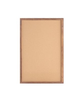 Cristal Cork Display Board With Wooden Frame And Push Pins