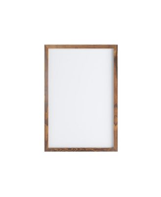 Cilla Magnetic Wall Mounted White Board with Wood Frame