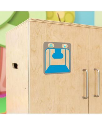 Children's Wood Refrigerator For Commercial Or Home Use - Kid Friendly Design