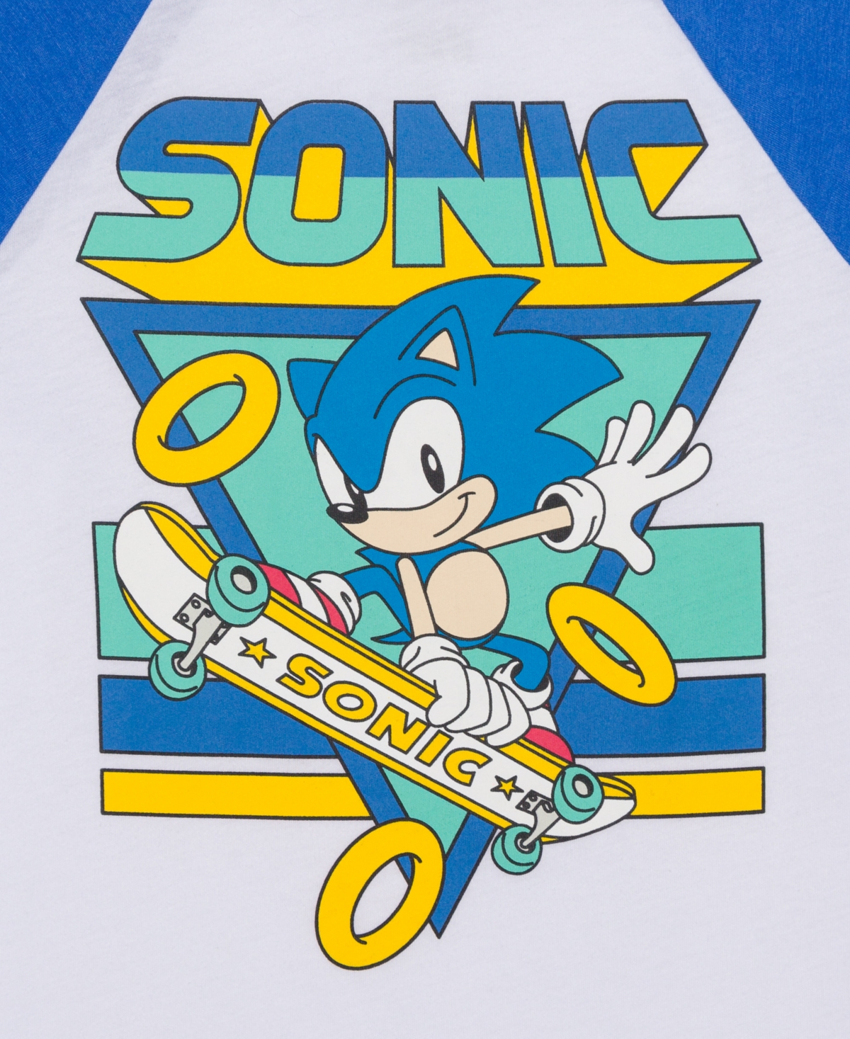 Sonic Big Boys Graphic Print T-Shirt -blue