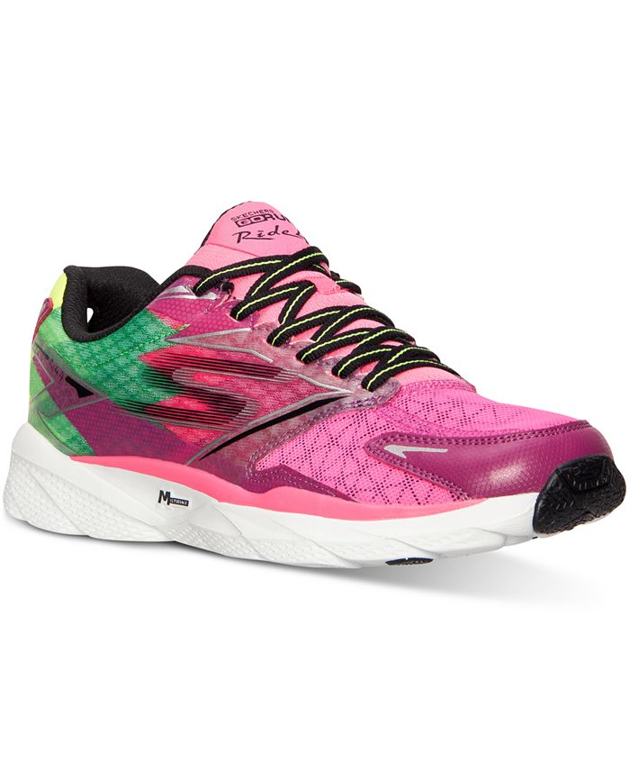 analyse Information Ved navn Skechers Women's GOrun Ride 4 Running Sneakers from Finish Line - Macy's