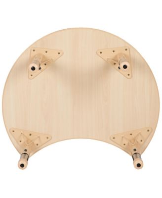 25.125"W X 35.5"L Crescent Plastic Adjustable Activity Table-Seats 4