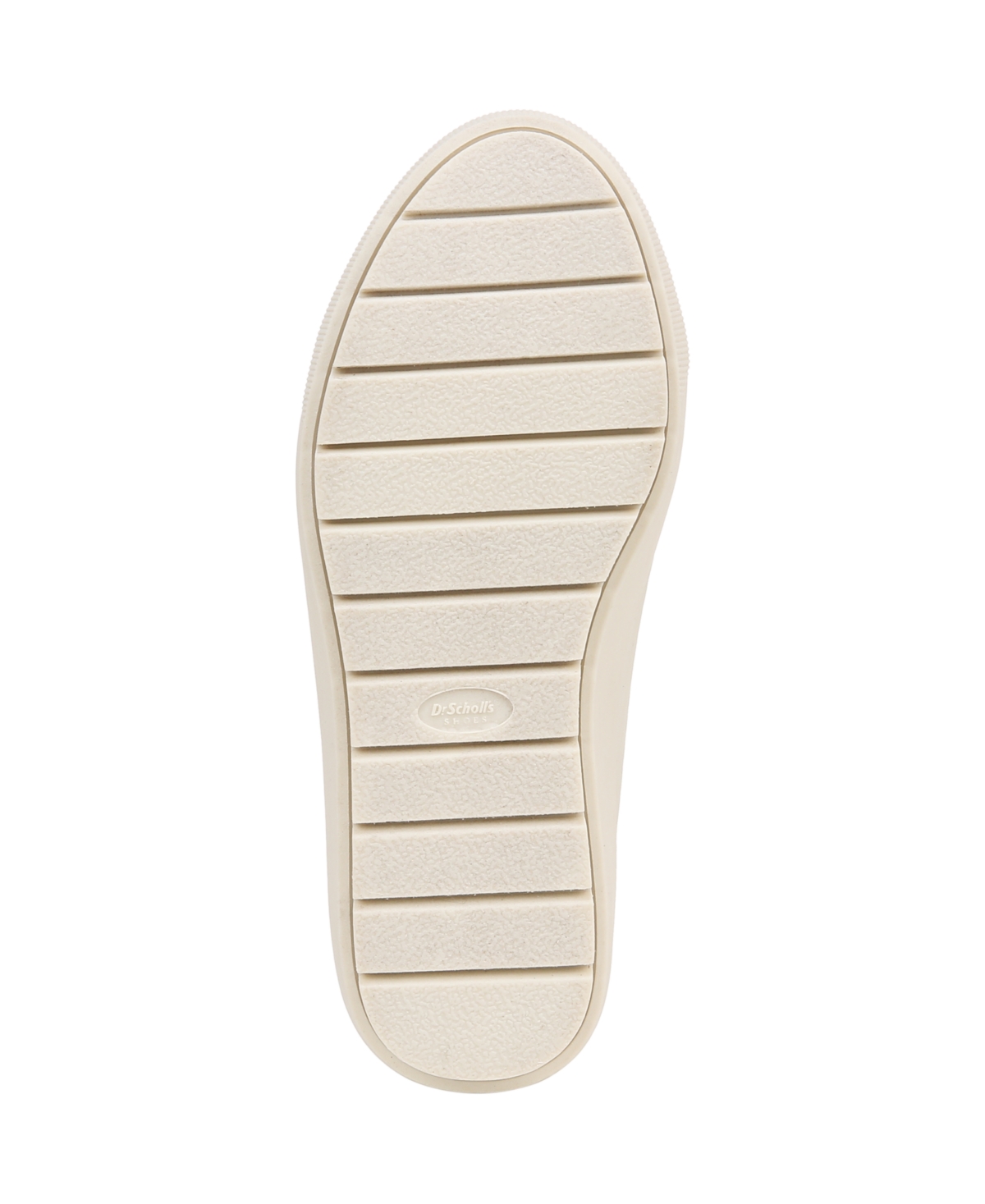 Shop Dr. Scholl's Women's Time Off Lace Up Platform Sneakers In Black,off White Faux Leather