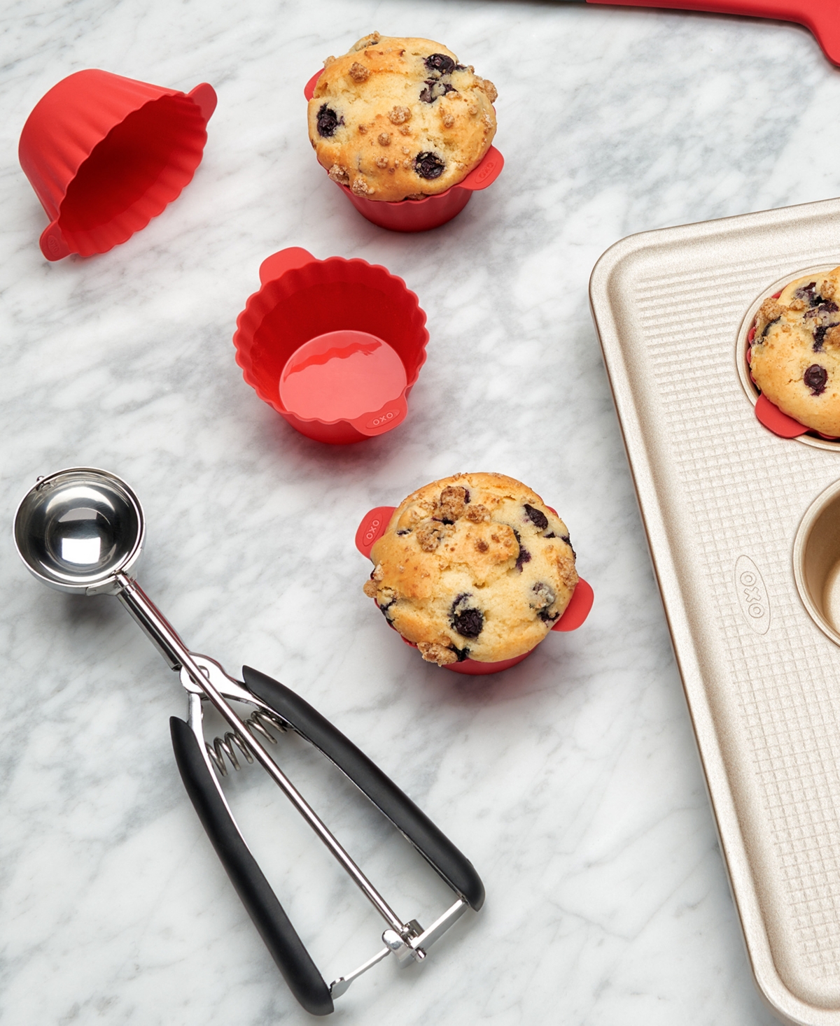 Oxo Good Grips Medium Stainless Steel Cookie Scoop In No Color
