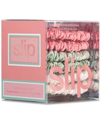 6-Pc. Pure Silk Skinny Scrunchies Set