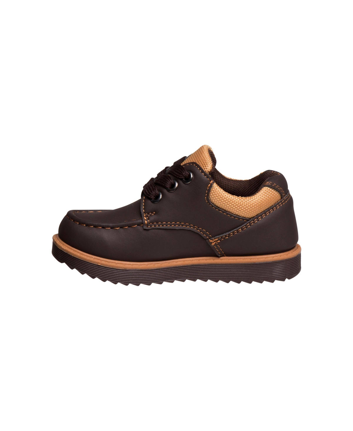 Shop Beverly Hills Polo Club Toddler Oxford Lace-up Casual Shoes In Brown