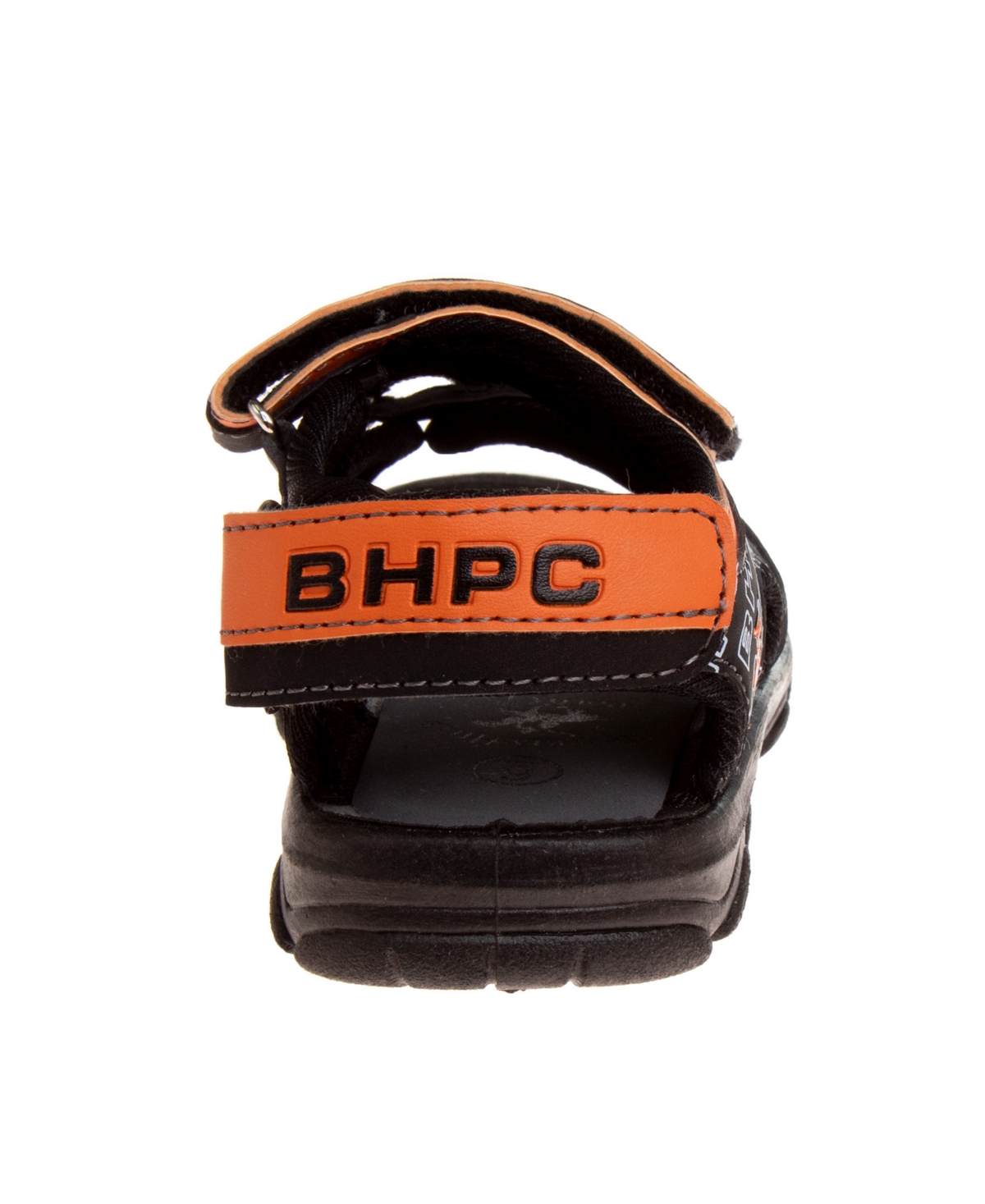 Beverly Hills Polo Club Toddler Double Hook and Loop Sport Sandals -Orange
