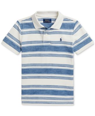 Polo Ralph Lauren - Toddler & Little Boys Striped Cotton Mesh Polo Shirt