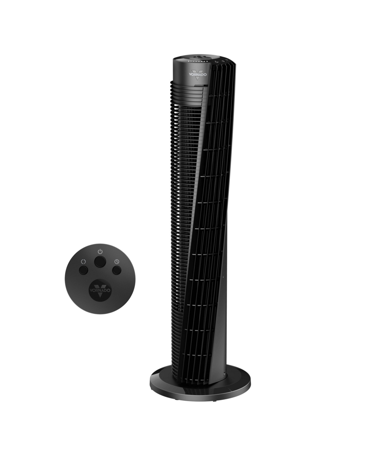 Vornado Osc84 41" Whole Room Air Circulator Tower Fan With Remote Control, Black