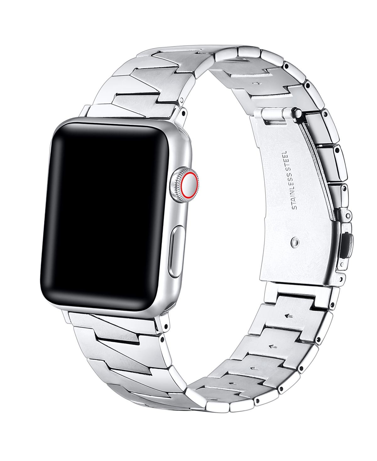 Unisex Scarlett Stainless Steel Band for Apple Watch Size- 42mm,44mm,45mm,49mm - Rose Gold
