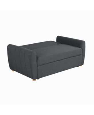 66.5"W Polyester Gentry Convertible Loveseat