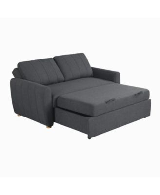 66.5"W Polyester Gentry Convertible Loveseat