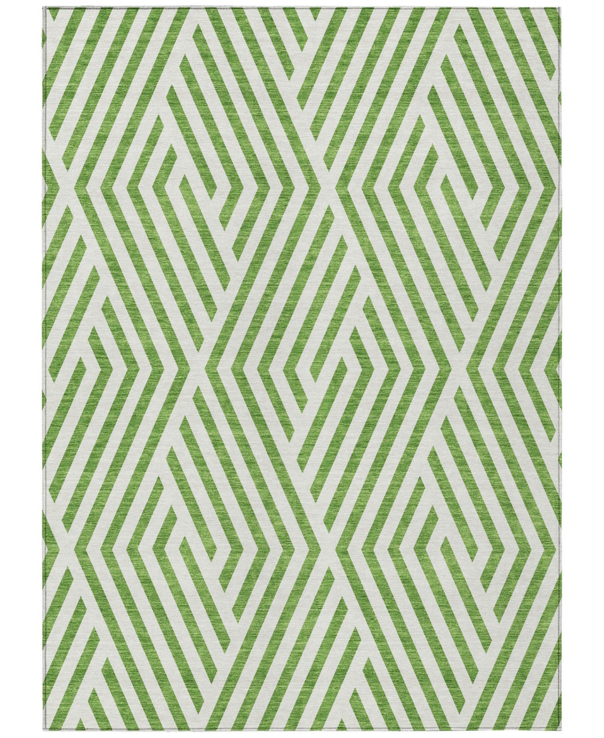 Shop Addison Chantille Machine Washable Acn550 10'x14' Area Rug In Lime,ivory
