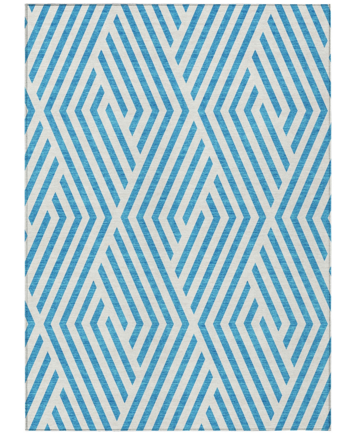 Addison Chantille Machine Washable Acn550 9'x12' Area Rug In Ocean