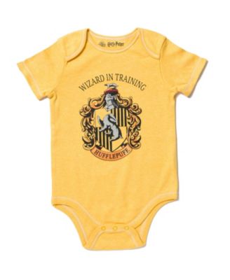 Gryffindor Hufflepuff Ravenclaw Slytherin Boys 4 Pack Bodysuits