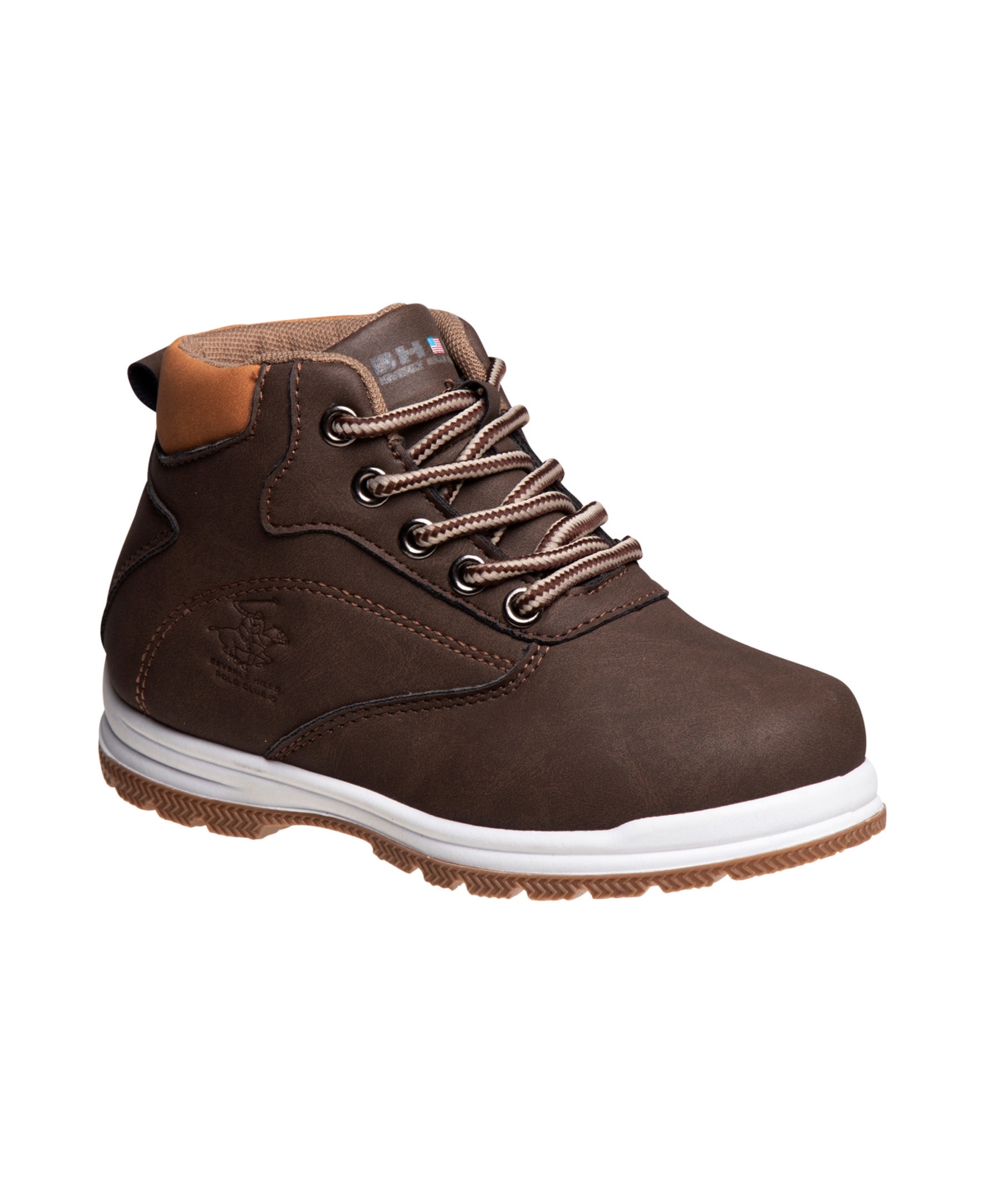 Beverly Hills Polo Club Babies' Toddler Hi-top Boots In Brown