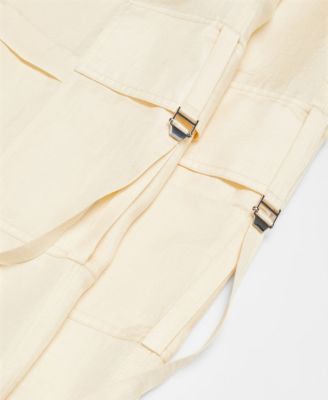 MANGO Women's Lyocell Cargo Trousers