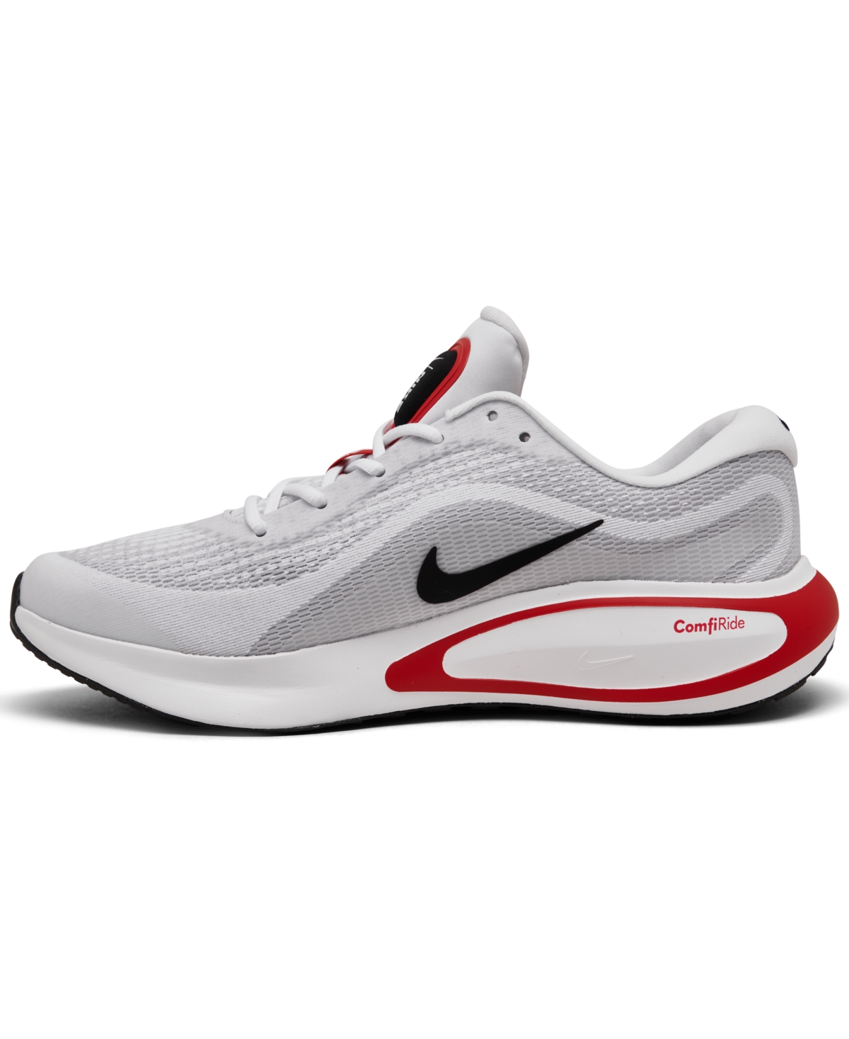 Nike Men's Journey Run Road Running Shoes In White,black