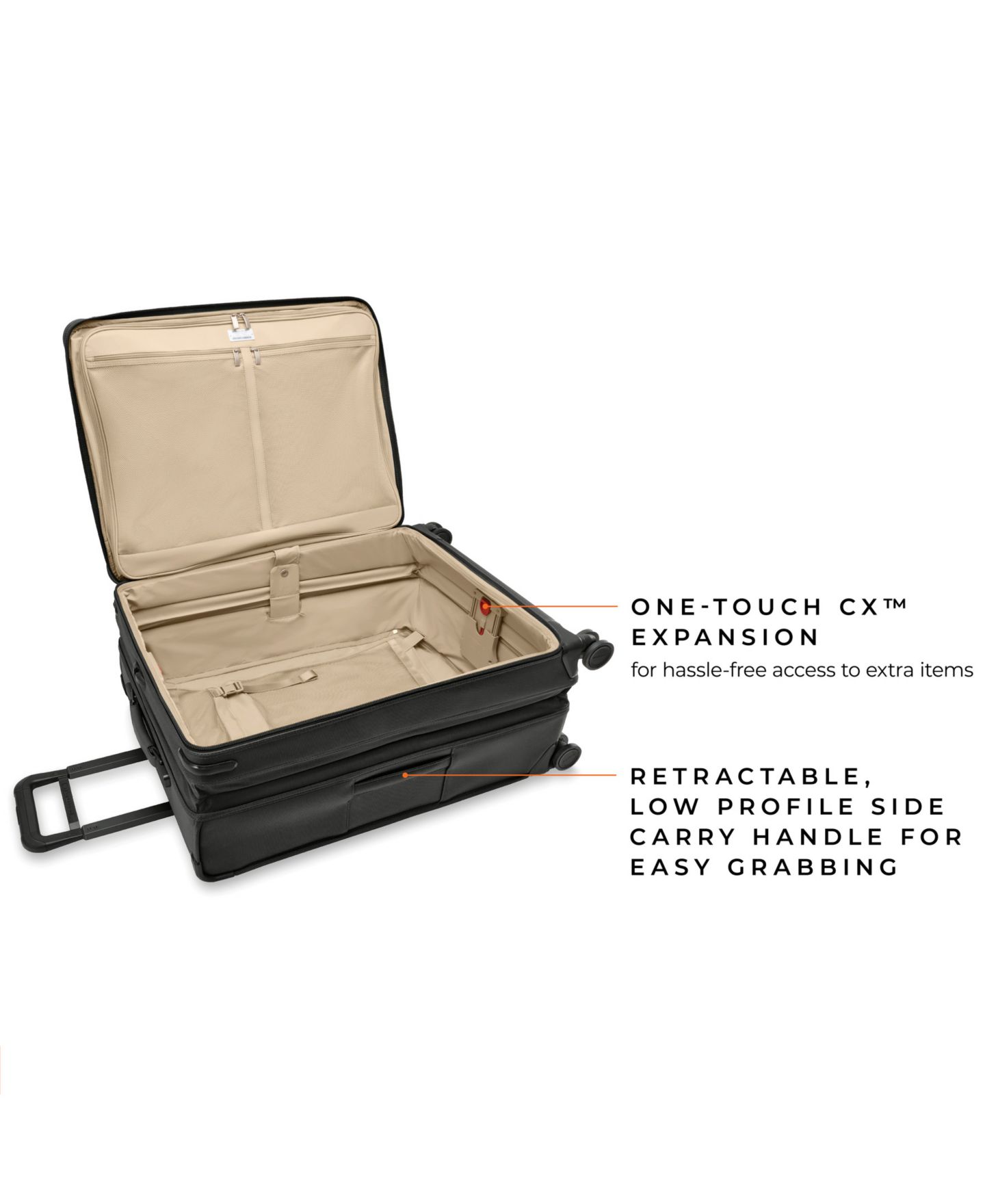 Чемодан Briggs & Riley Baseline Large Expandable Spinner, цвет: Чёрный — фото 8