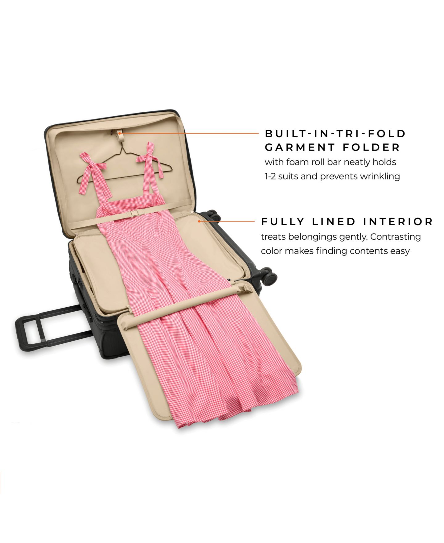 Чемодан Briggs & Riley Baseline Medium Expandable Spinner, цвет: Чёрный — фото 8