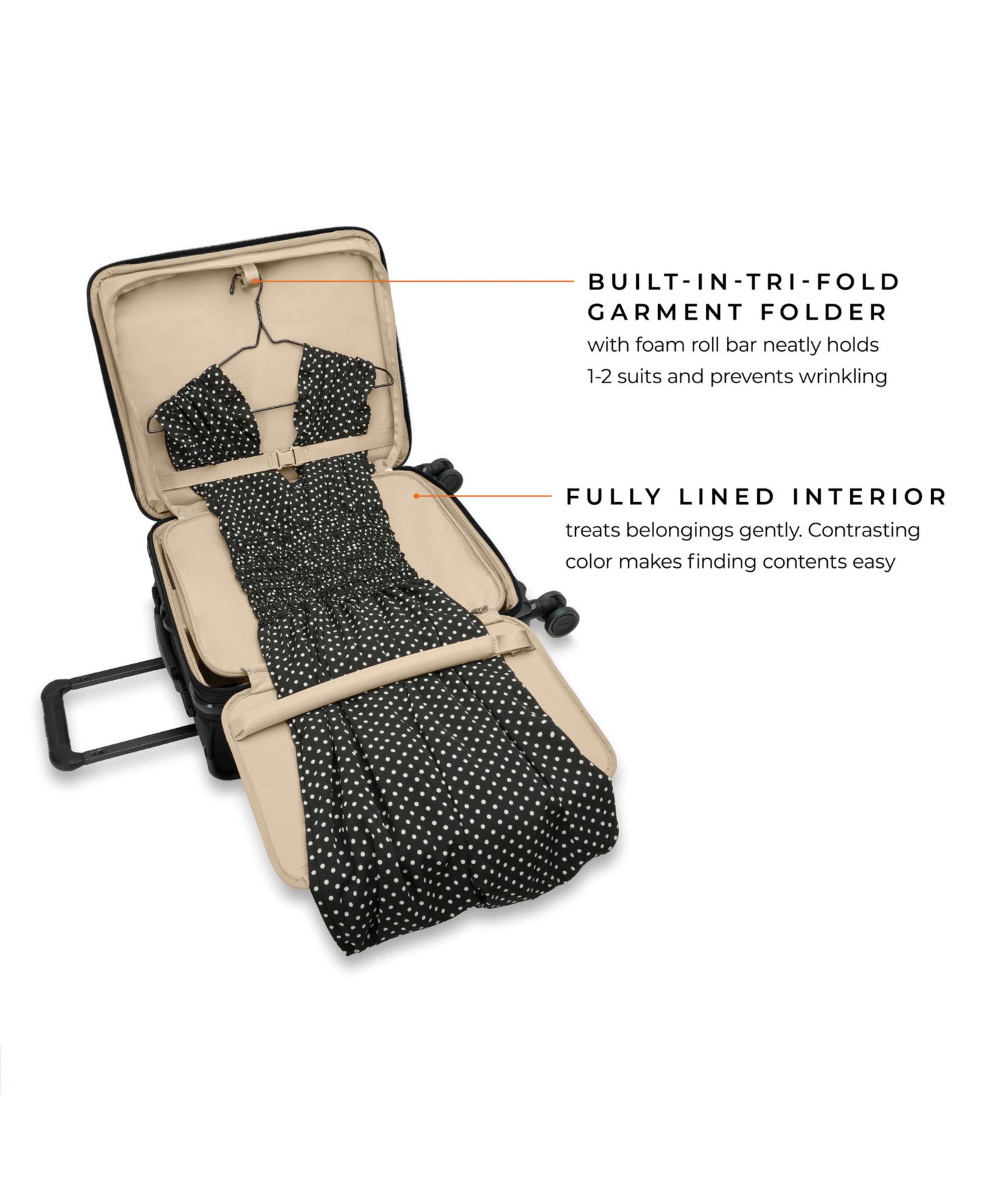 Чемодан Briggs & Riley Baseline Global Carry-On Spinner, цвет: Чёрный — фото 8
