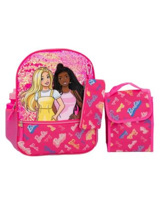 Barbie backpack with lunch bag hotsell