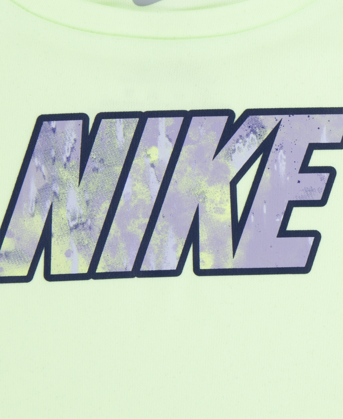Shop Nike Infant Girls Dri-fit Tee And Printed Shorts Set In  Barely Grape